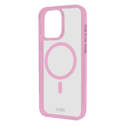 SBS - Hülle Mag Frame mit MagSafe Für iPhone 16 Pro, rosa