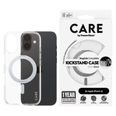 Kickstand Hülle mit MagSafe für iPhone 16, Silber, CARE