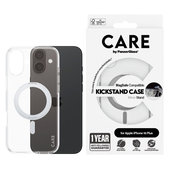 Kickstand Hülle mit MagSafe für iPhone 16 Plus, Silber, CARE
