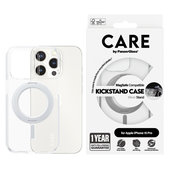 Hülle Kickstand mit MagSAFE by PanzerGlass für iPhone 15 Pro, Silber, PanzerGlass