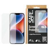 Schutzglas Case Friendly für iPhone 16e/14/13 Pro/13, Schwarz, SAFE