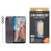 Bundle Hoops + Panzerglas UWF + Hard Case D3O für Samsung Galaxy A25 5G, Transparent, PanzerGlass