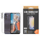 Bundle Hoops + Panzerglas UWF + Hard Case D3O für Samsung Galaxy A25 5G, Transparent, PanzerGlass