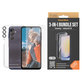 Bundle Hoops + Panzerglas UWF + Hard Case D3O für Samsung Galaxy A25 5G, Transparent, PanzerGlass