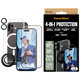 Bundle Hoops + UWF Panzerglas + Hard Case + Magnetic Ring Mount für iPhone 16, PanzerGlass