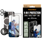 Bundle Hoops + UWF Panzerglas + Hard Case + Magnetic Ring Mount für iPhone 16 Pro Max, PanzerGlass
