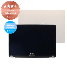 Apple MacBook Air 15" M2 A2941 (2023), M3 A3114 (2024) - LCD Display + Frontglas + Abdeckung (Starlight) Original Refurbished