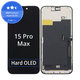 Display Hard OLED für iPhone 15 Pro Max, Touchscreen-Glas mit Rahmen, FixPremium