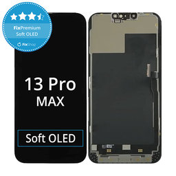 Apple iPhone 13 Pro Max - LCD Display + Touchscreen Front Glas + Rahmen Soft OLED FixPremium