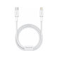 Baseus - Kabel Lightning/USB-C, 1.5m, weiss