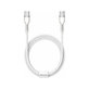 Baseus - Kabel USB-C/USB-C, 1.5m, weiss
