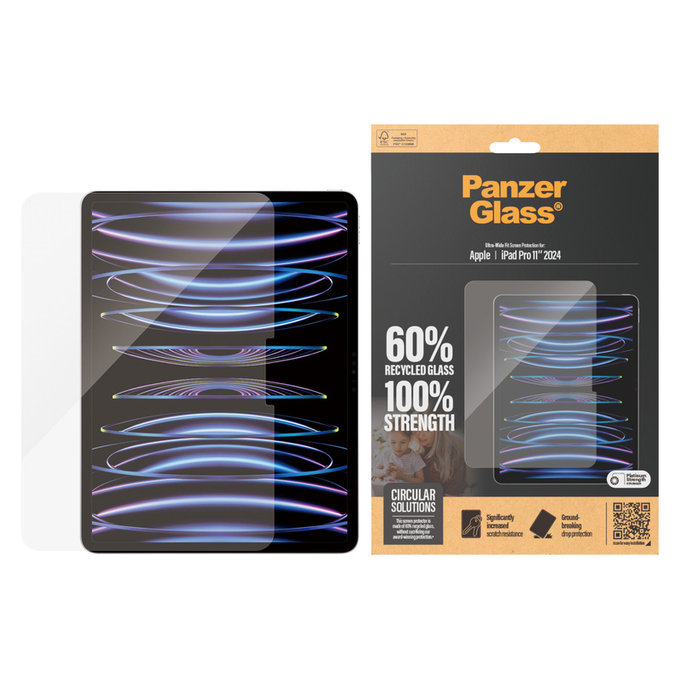 Panzerglas UWF für iPad Pro 11'', Klar, PanzerGlass
