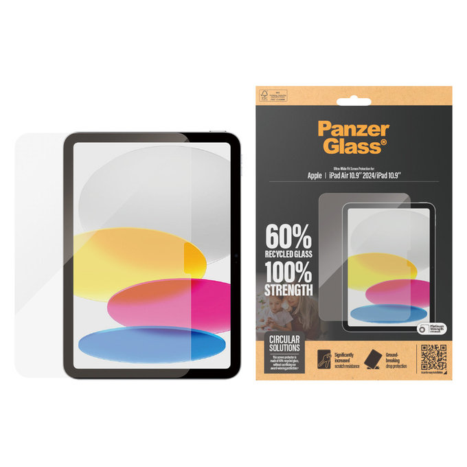 Panzerglas UWF für iPad 10,9"/iPad Air 11'', Klar, PanzerGlass