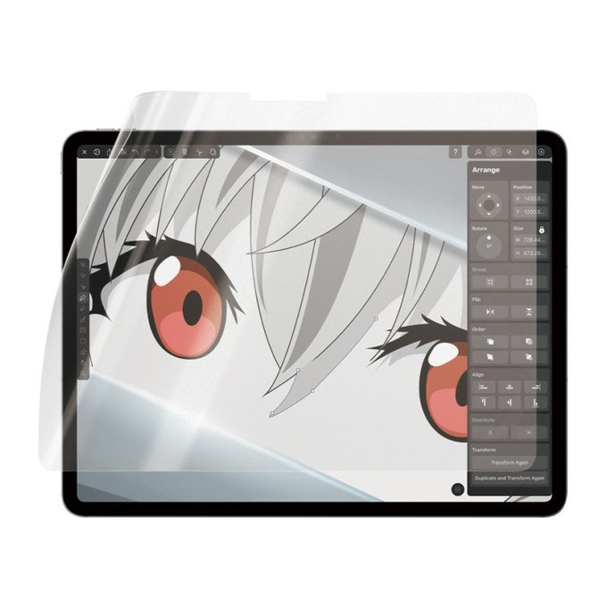 Schutzfolie GraphicPaper UWF für iPad Pro 12,9", Transparent, PanzerGlass