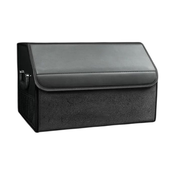 Faltbarer Kofferraum-Organizer aus Leder mit großem Fassungsvermögen - 50x31x31cm