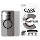 Hülle Smokey mit schwarzem QI für Samsung Galaxy S25, Schwarz, PanzerGlass