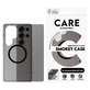 Hülle Smokey mit schwarzem QI für Samsung Galaxy S25 Ultra, Schwarz, PanzerGlass