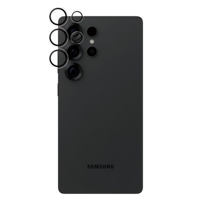 PanzerGlass - Kameraobjektiv-Schutzhülle Hoops für Samsung Galaxy S25 Ultra, transparent