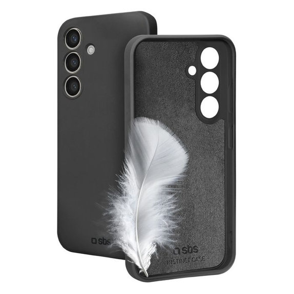 SBS - Hülle Instinct für Samsung Galaxy S25+, schwarz
