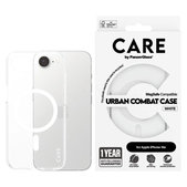 Urban Combat Hülle mit MagSafe für iPhone 17e/16e, Weiß, CARE