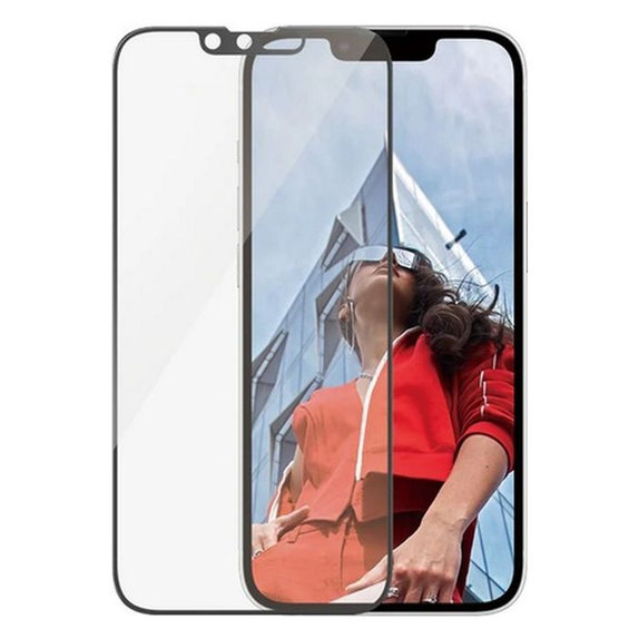 PanzerGlass - Gehärtetes Glas UWF mit aplikator für iPhone 13, 13 Pro, 14 und 16e, transparent