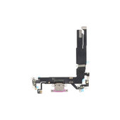 Apple iPhone 16 - Ladestecker Ladebuchse + Flex Kabel (Pink)