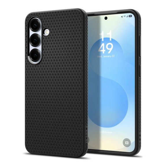 Spigen - Hülle Liquid Air für Samsung Galaxy S25+, Matte Black