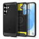 Spigen - Hülle Rugged Armor mit MagSafe für Samsung Galaxy S25, Matte Black