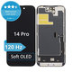 Display Soft OLED 120Hz für iPhone 14 Pro, Touchscreen-Glas mit Rahmen, FixPremium