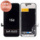 Apple iPhone 16e - LCD Display + Touchscreen Front Glas + Rahmen Refurbished