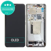 Xiaomi 14 Ultra - LCD Display + Touchscreen Front Glas + Rahmen (White) OLED