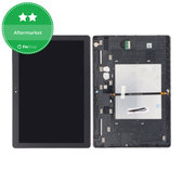 Lenovo Tab M10 TB-X605F, TB-X605N, TB-X605M - LCD Display + Touchscreen Front Glas + Rahmen (Black) TFT