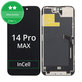 Apple iPhone 14 Pro Max - LCD Display + Touchscreen Front Glas + Rahmen InCell HD+