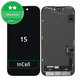 Apple iPhone 15 - LCD Display + Touchscreen Front Glas + Rahmen InCell HD+