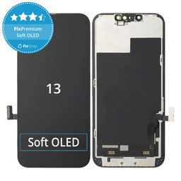 Apple iPhone 13 - LCD Display + Touchscreen Front Glas + Rahmen Soft OLED FixPremium JCID