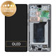 Samsung Galaxy S25 Ultra - LCD Display + Touchscreen Front Glas + Rahmen (Titanium Black) - GH82-36387D Genuine Service Pack