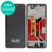 Honor Magic7 Lite - LCD Display + Touchscreen Front Glas + Rahmen (Black) OLED