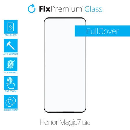 FixPremium FullCover Glass - Gehärtetes Glas für Honor Magic7 Lite