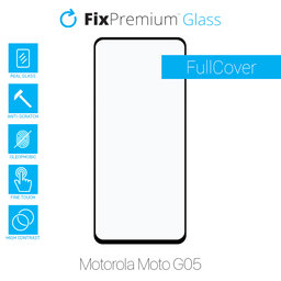 FixPremium FullCover Glass - Gehärtetes Glas für Motorola Moto G05