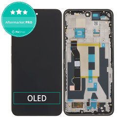 Nothing Phone (3a) Pro - LCD Display + Touchscreen Front Glas + Rahmen (Black) OLED