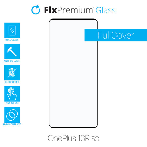 FixPremium FullCover Glass - Gehärtetes Glas für OnePlus 13R 5G CPH2645