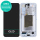 Samsung Galaxy S25 - LCD Display + Touchscreen Front Glas + Rahmen (Icyblue) OLED