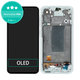 Samsung Galaxy A56 A566E - LCD Display + Touchscreen Front Glas + Rahmen (Awesome Lightgray) OLED