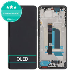 Xiaomi Redmi Note 14 Pro+ 5G 24094RAD4G - LCD Display + Touchscreen Front Glas + Rahmen (Midnight Black) OLED