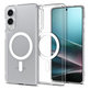 Spigen - Hülle Ultra Hybrid MagSafe für Samsung Galaxy S25 Edge, weiß