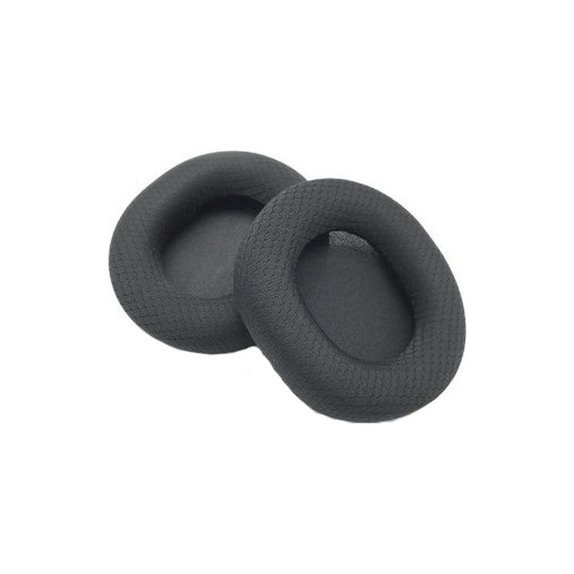 Ersatz-Ohrpolster für SteelSeries Arctis, Memory-Schaumstoff + Textil, Schwarz, 1 Paar