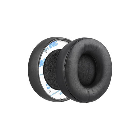 Ersatz-Ohrpolster für Beats Solo Pro, Wireless, Memory-Schaumstoff + PU-Leder, Schwarz, 1 Paar
