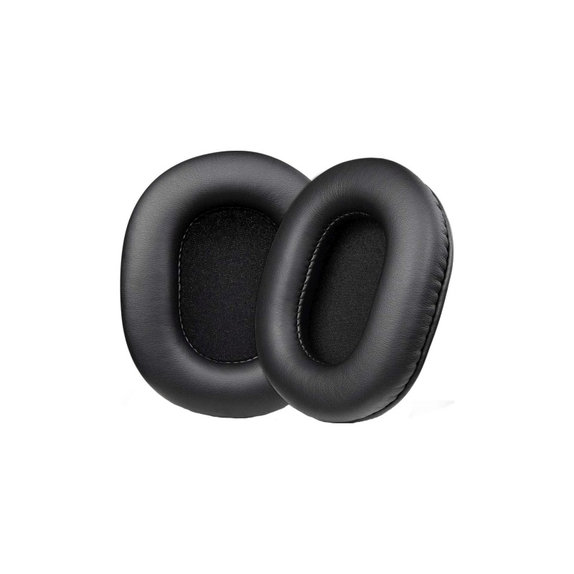 Ersatz-Ohrpolster für Sony MDR-7506, Memory-Schaumstoff + PU-Leder, Schwarz, 1 Paar
