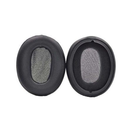 Ersatz-Ohrpolster für Sony WH-XB900N, Memory-Schaumstoff + PU-Leder, Schwarz, 1 Paar