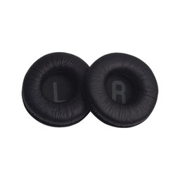 Ersatz-Ohrpolster für JBL Tune450, Memory-Schaumstoff + PU-Leder, Schwarz, 1 Paar